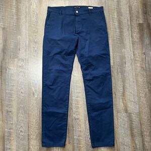 Mavi Navy Blue Johnny Slim Leg Chino Pants Mens Size 38 x 36